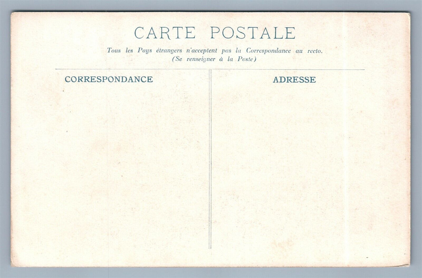 EGYPTIAN PHARAOHS STATUES in LOUVRE MUSEUM FRANCE ANTIQUE POSTCARD