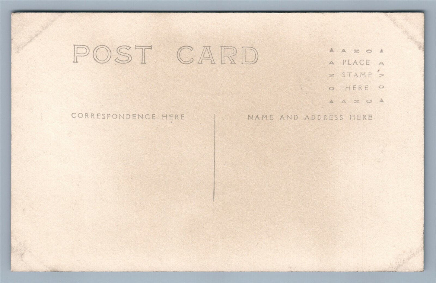 MASSACHUSETTS LIGHTHOUSE ANTIQUE REAL PHOTO POSTCARD RPPC