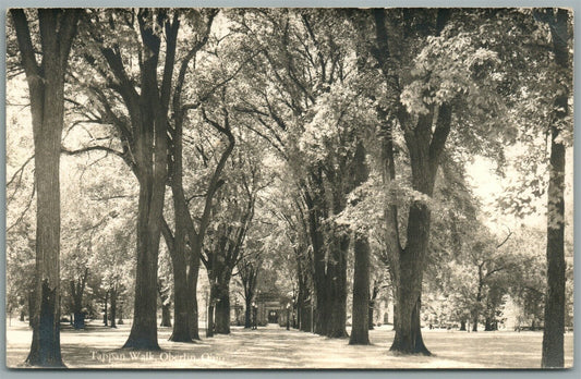 OBERLIN OH TAPPAN WALK ANTIQUE REAL PHOTO POSTCARD RPPC
