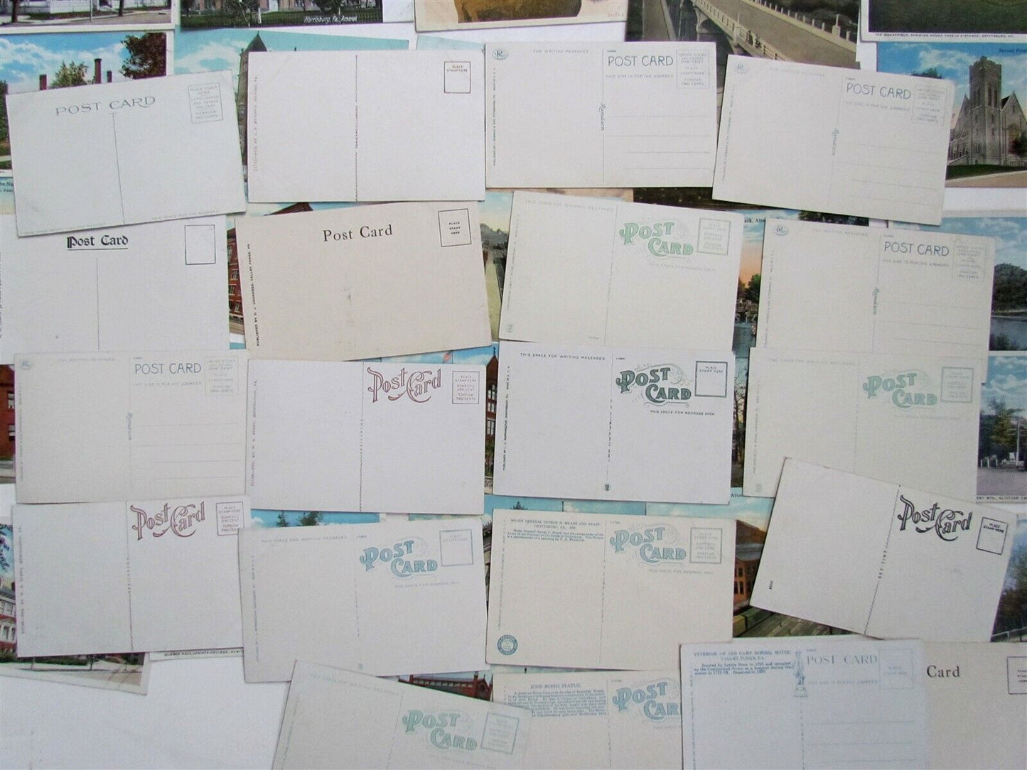 Lot of 130 PENNSYLVANIA ANTIQUE POSTCARDS