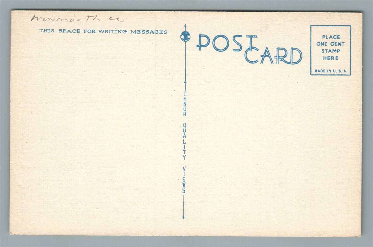 KEANSBURG NJ ON THE BOARDWALK VINTAGE POSTCARD