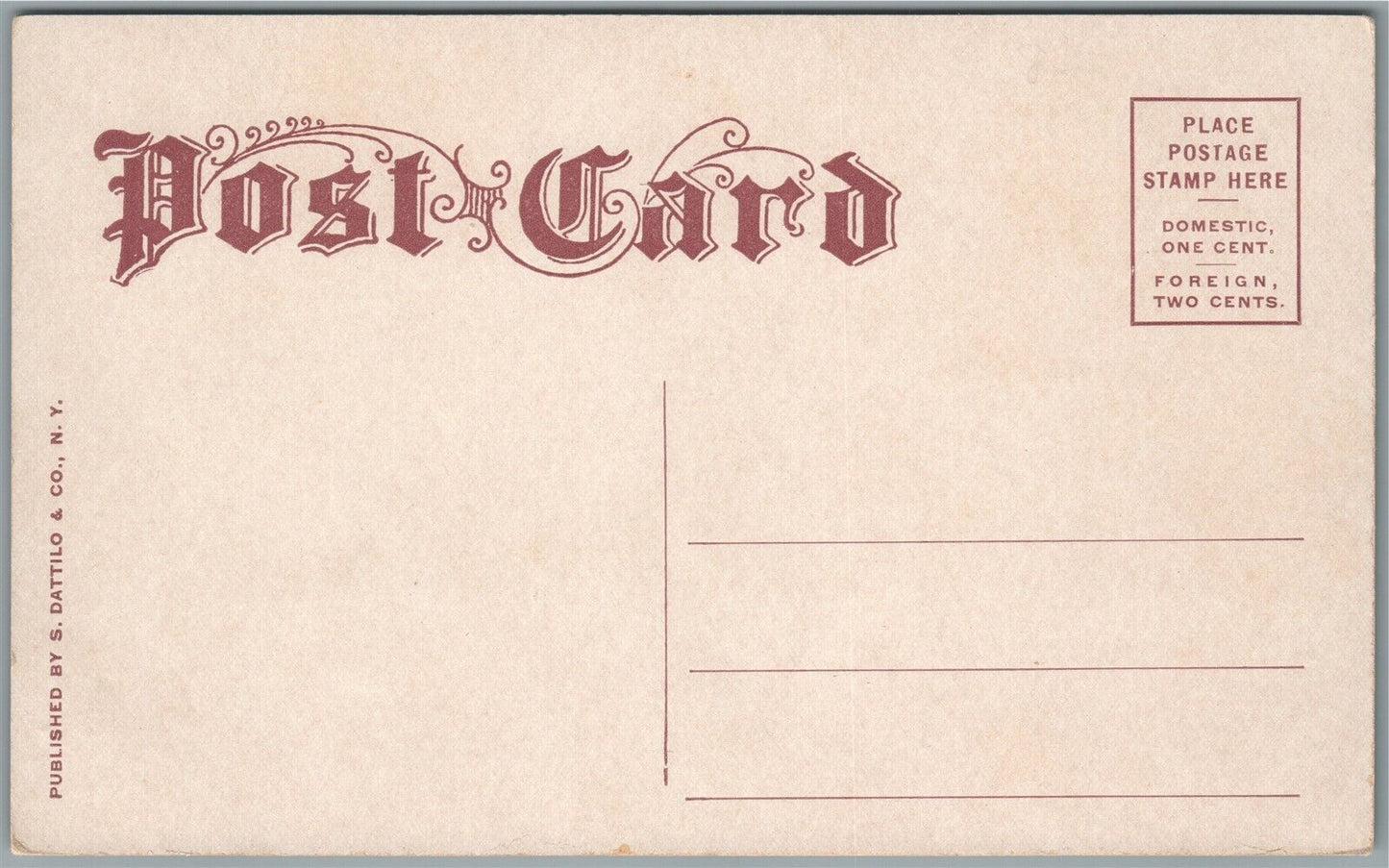 BROOKLYN NY CONEY ISLAND LUNA PARK toward the entrance ANTIQUE POSTCARD