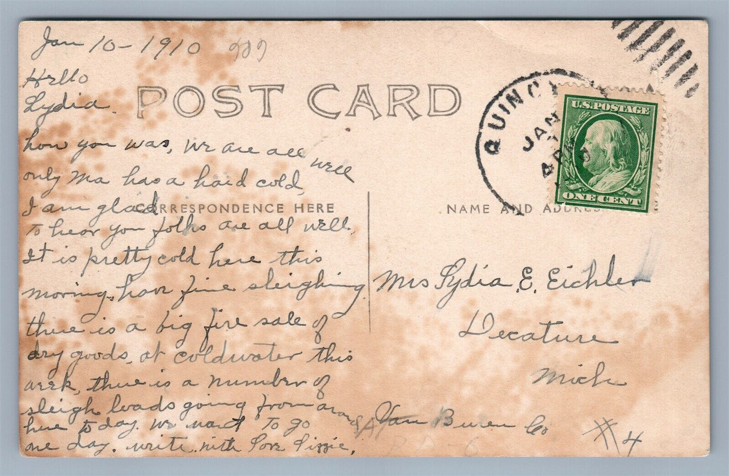 EXAGGERATED RABBIT HUNTING 1910 ANTIQUE REAL PHOTO POSTCARD RPPC collage MARTIN