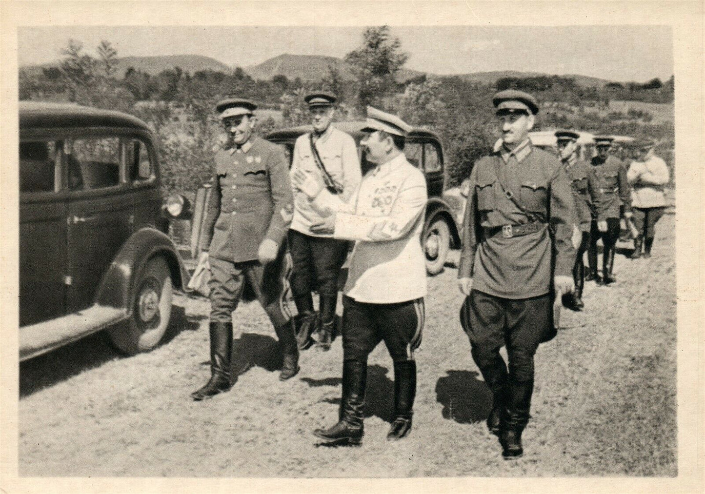 RUSSIAN MARSHAL BUDYONNY in CAUCASUS FRONT 1970 VINTAGE POSTCARD
