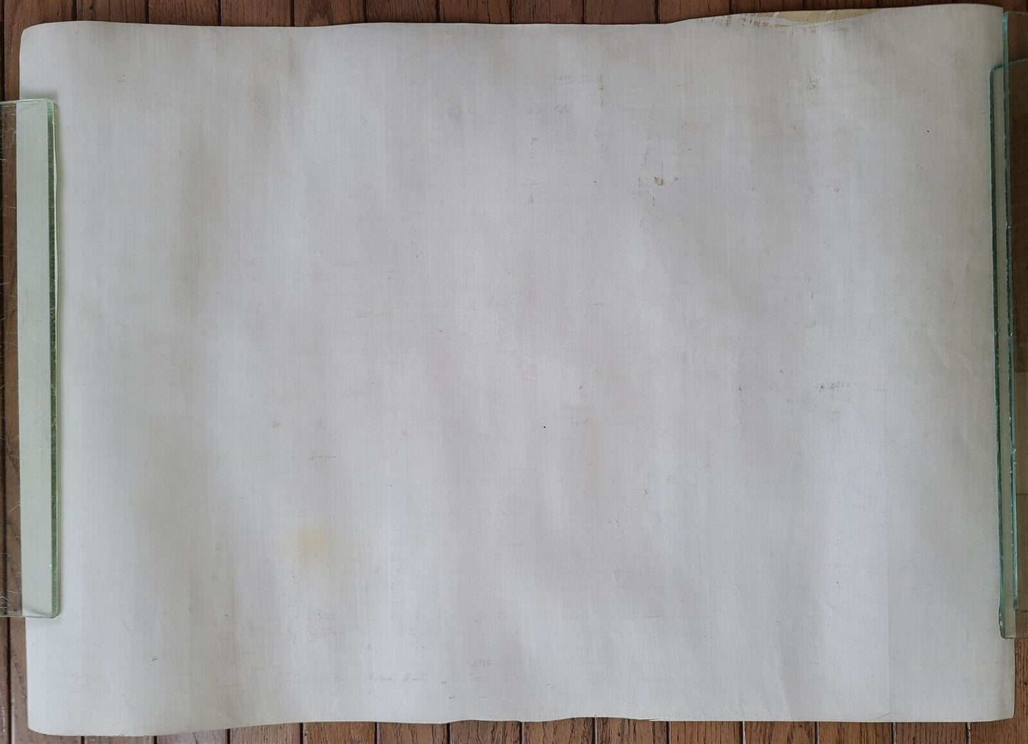 TORAH SCROLL FRAGMENT MANUSCRIPT on VELLUM ANTIQUE BIBLE GENESIS 1:2-5:19