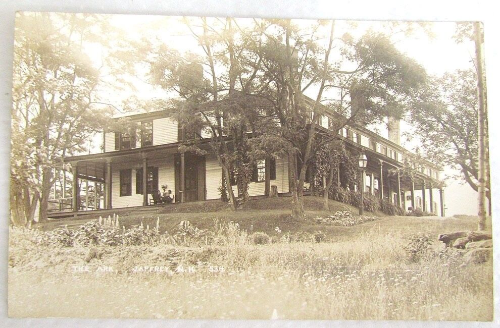 RPPC THE ARK JAFFREY N.H. ANTIQUE REAL PHOTO POSTCARD