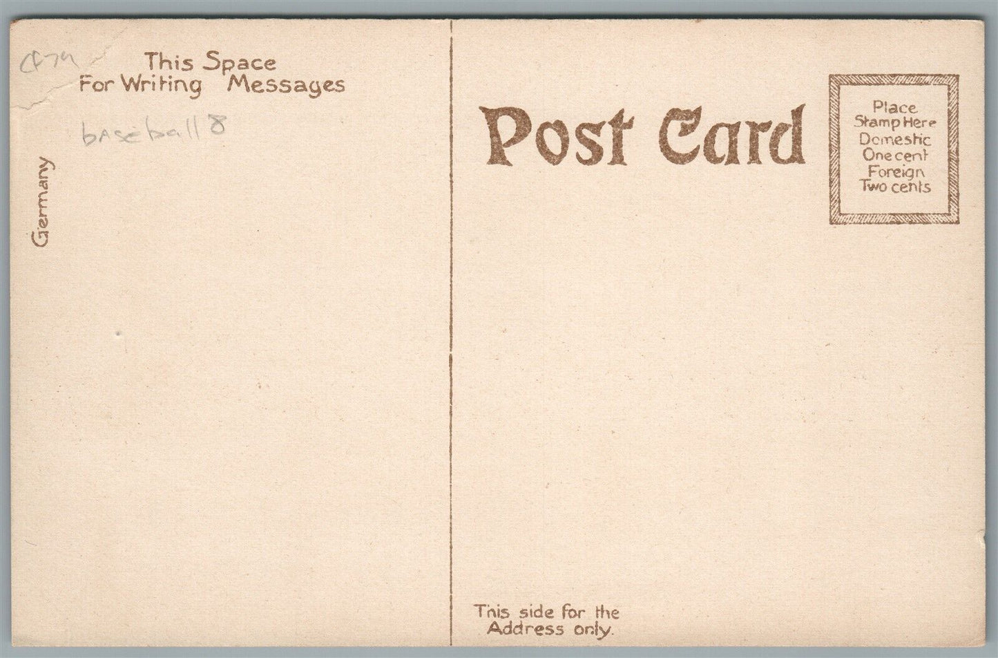 LEWISTON ME GARCELON FIELD BATES COLLEGE ANTIQUE POSTCARD