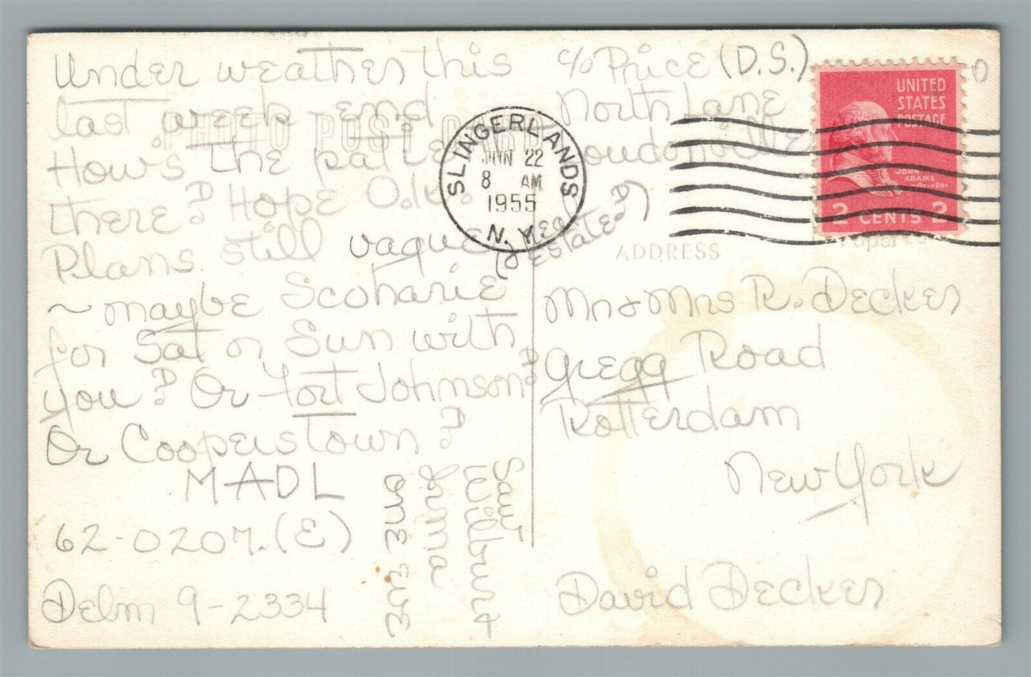 MIDDLEBURGH NY CHURCH VINTAGE REAL PHOTO POSTCARD RPPC