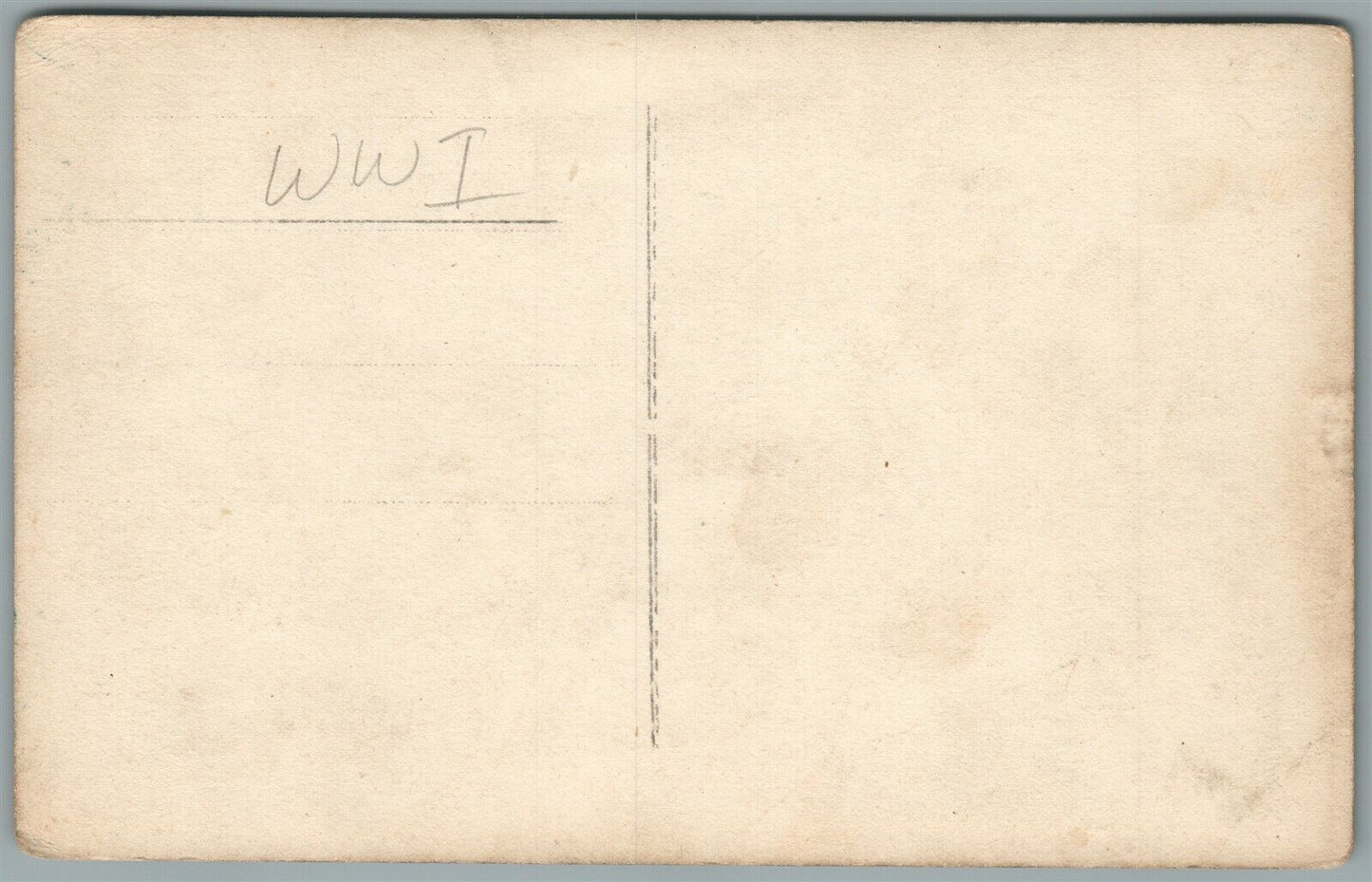 RAILWAY TRAIN HIT w/ DIRECT SHELL WWI ANTIQUE REAL PHOTO POSTCARD RPPC