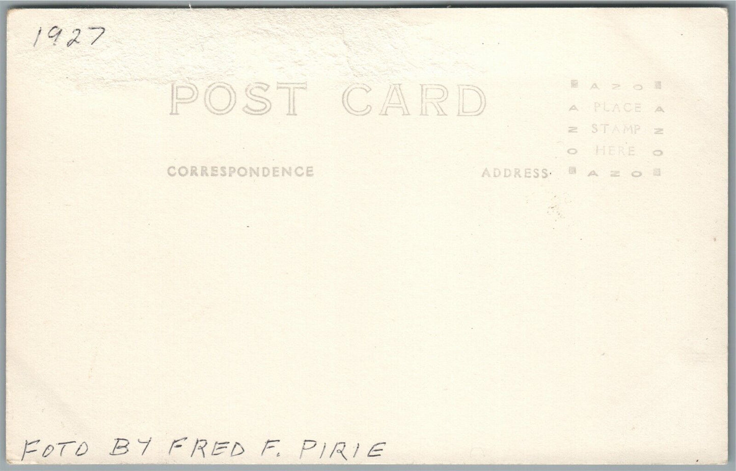 WILLIAMSTOWN VT OLD HOME WEEK 1927 ANTIQUE REAL PHOTO POSTCARD RPPC