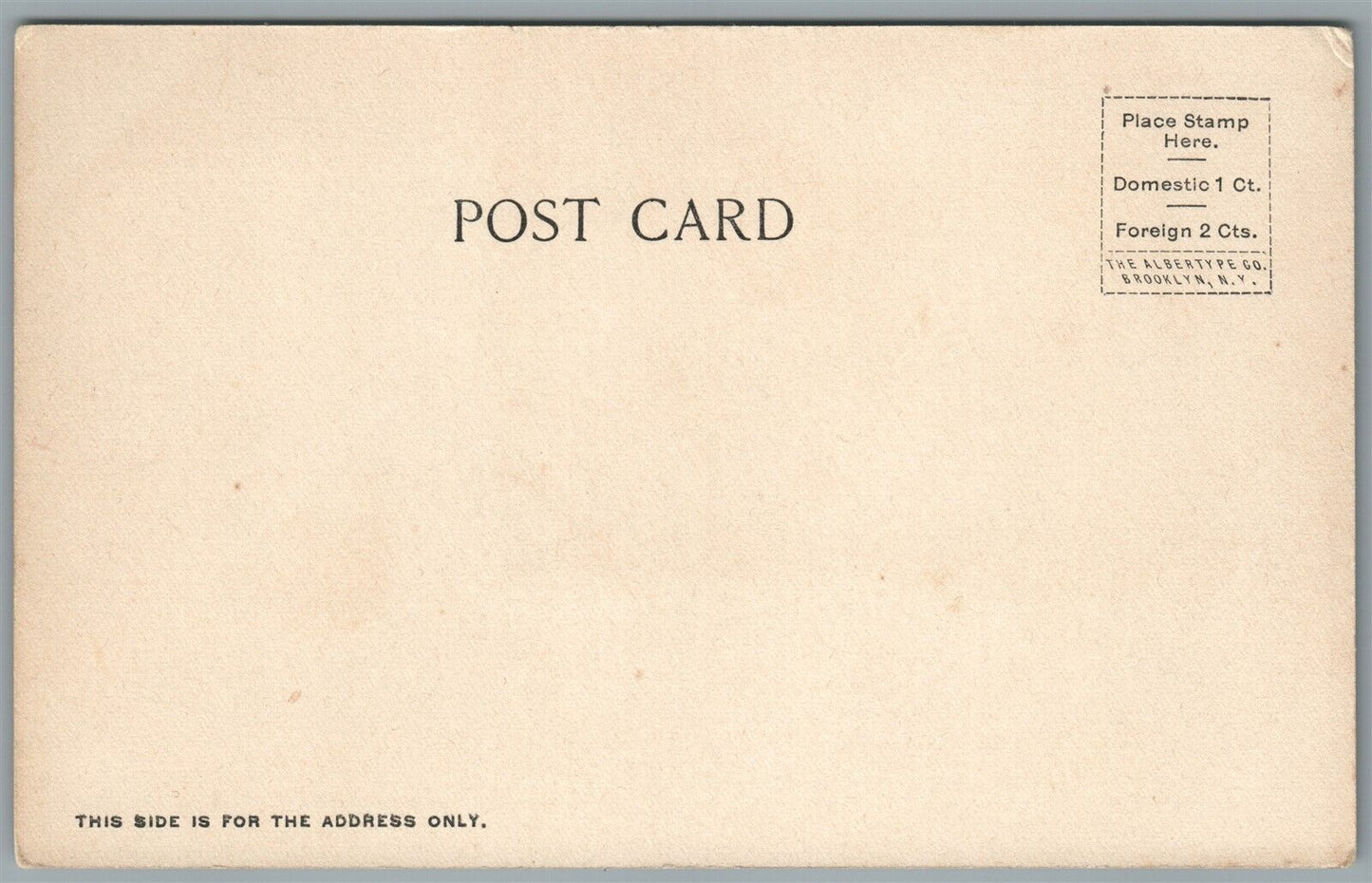 ORANGE MA MANN'S BLOCK ANTIQUE POSTCARD