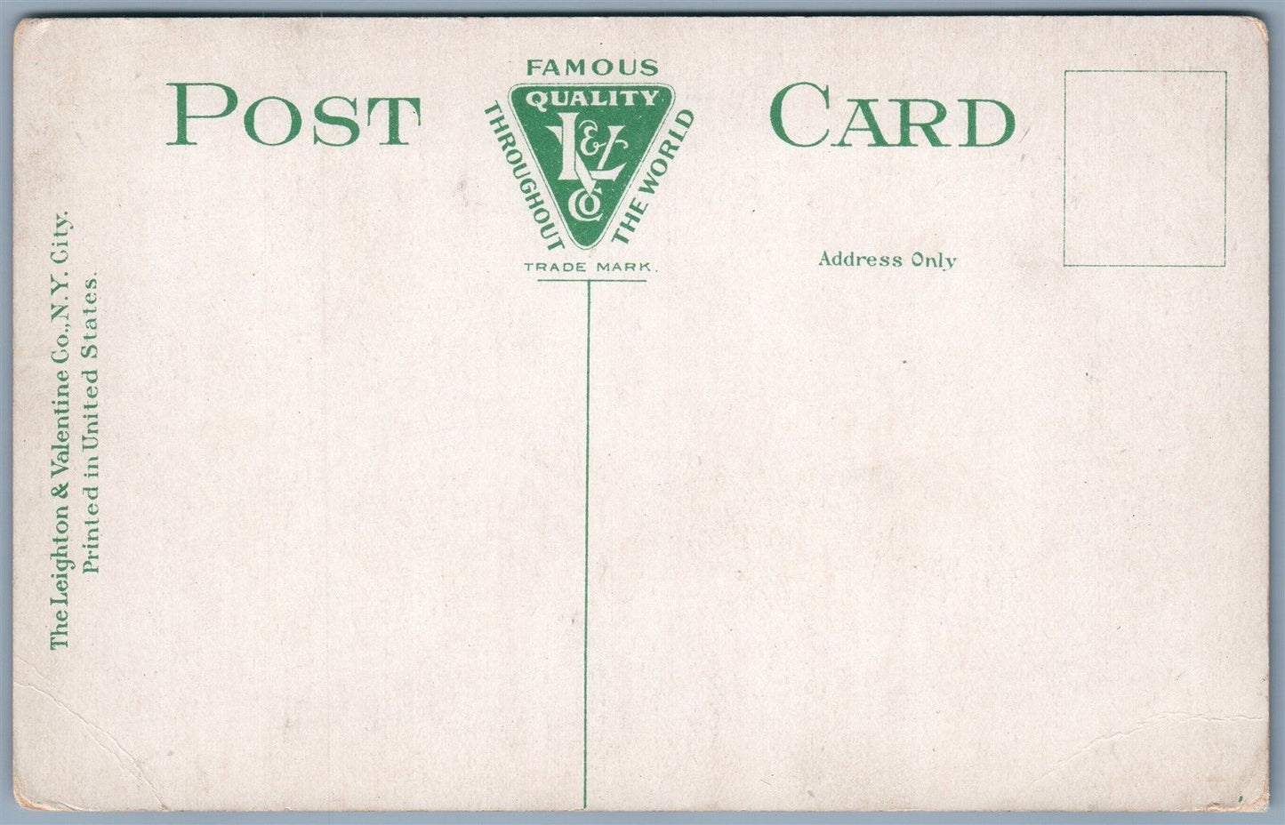 NEW YORK CITY NY 5th AVENUE FROM 32nd STREET ANTIQUE POSTCARD