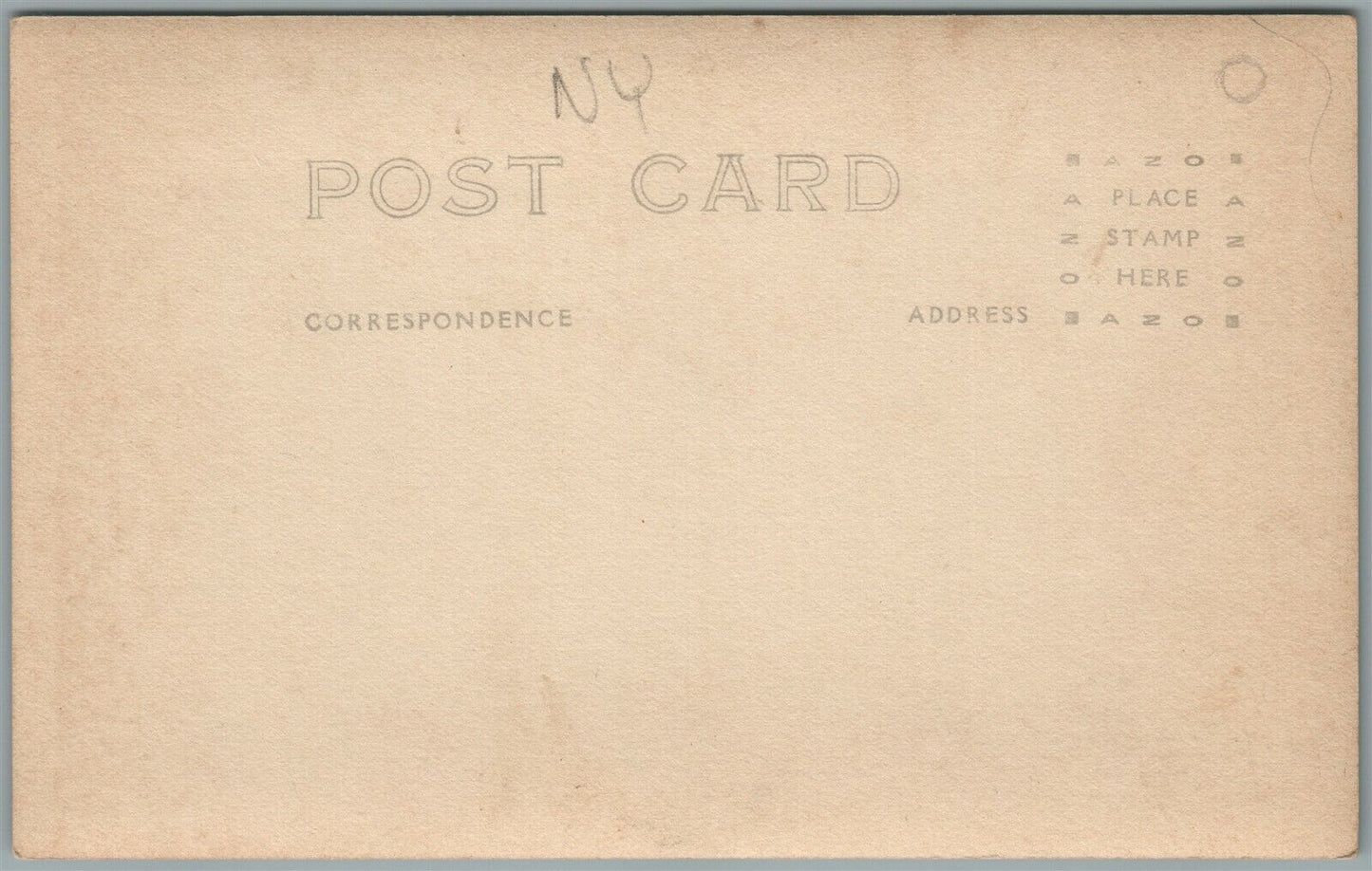 SPRING VALLEY NY HIGH SCHOOL ANTIQUE REAL PHOTO POSTCARD RPPC