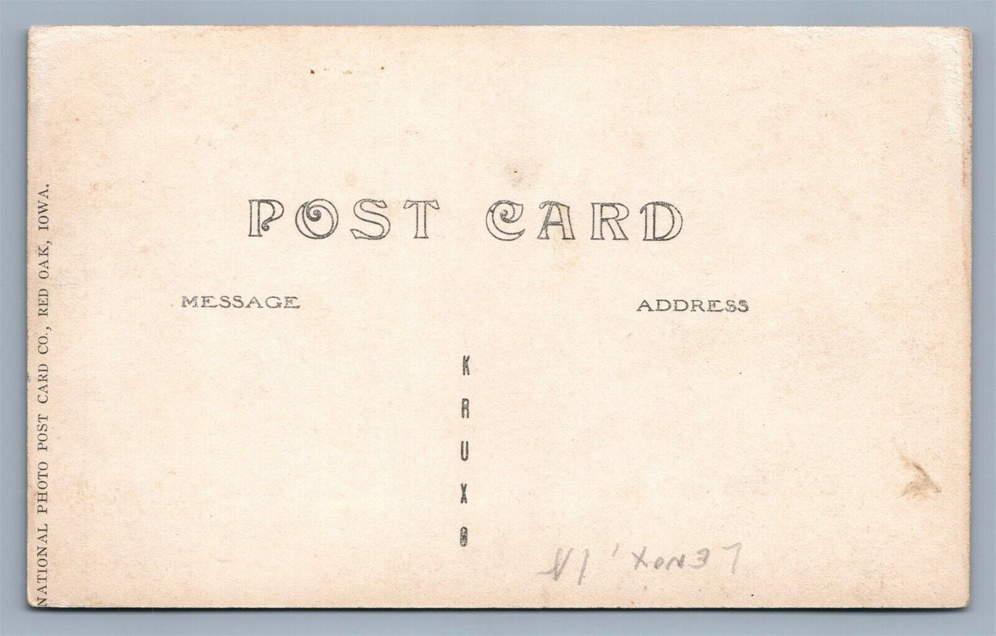 LENOX IA OHIO STREET ANTIQUE REAL PHOTO POSTCARD RPPC