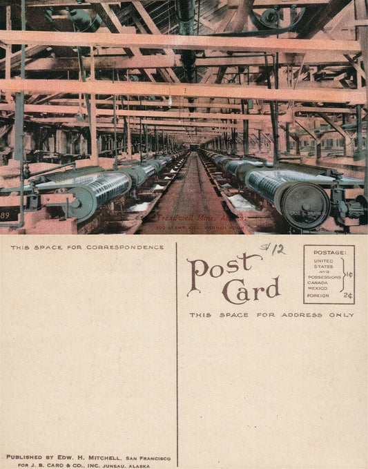 TREADWLL MINE AK ANTIQUE POSTCARD