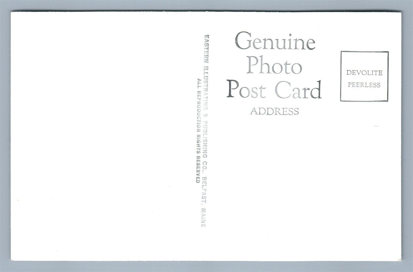 LUBEC ME CAMPOBELLO ISLAND CHANNEL LIGHTHOUSE VINTAGE REAL PHOTO POSTCARD RPPC