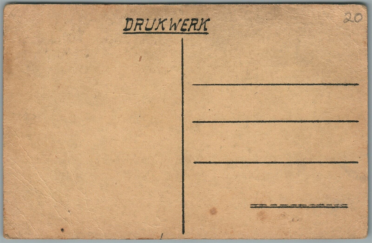 WWI ERA EARLY AVIATION HYDROPLANE ANTIQUE POSTCARD