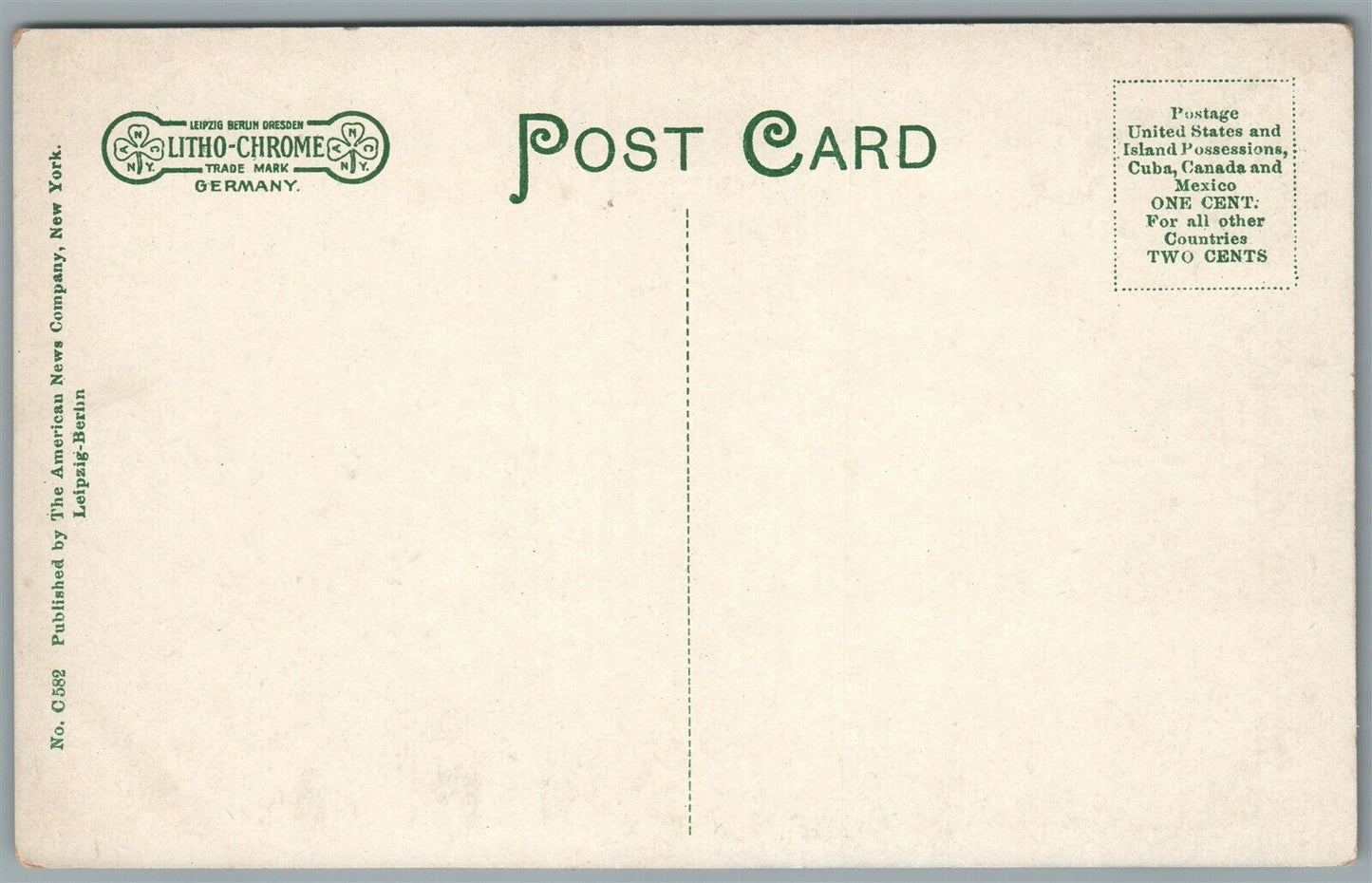 BRISTOL PA ST.JAMES CHURCH ANTIQUE POSTCARD