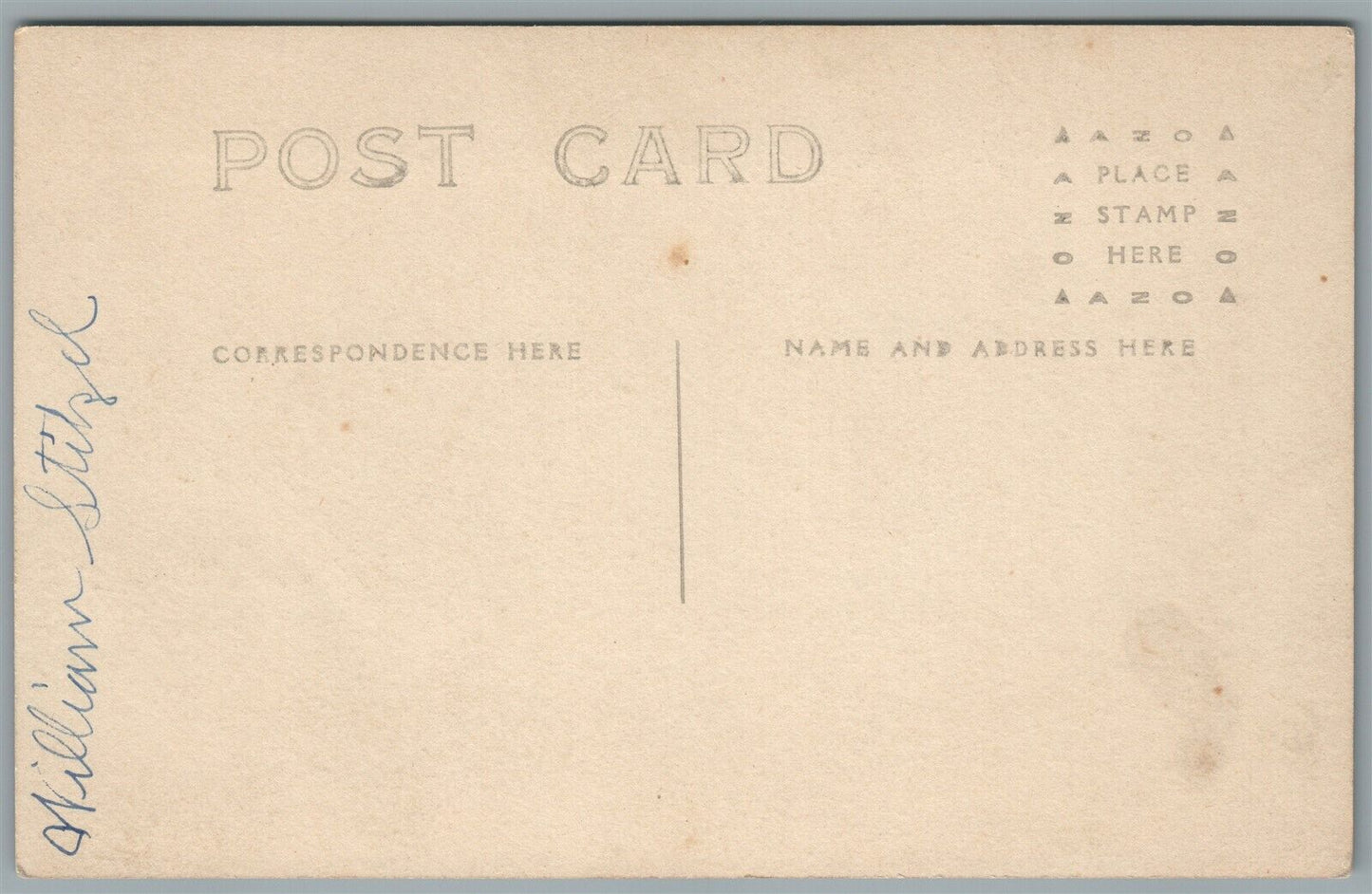 HORSE w/ YOUNG MAN ANTIQUE REAL PHOTO POSTCARD RPPC