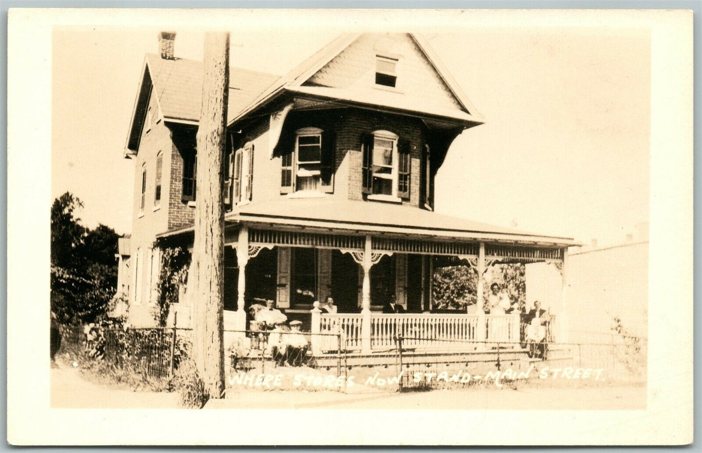 SOUDERTON PA 116 N. MAIN STREET VINTAGE REAL PHOTO POSTCARD RPPC