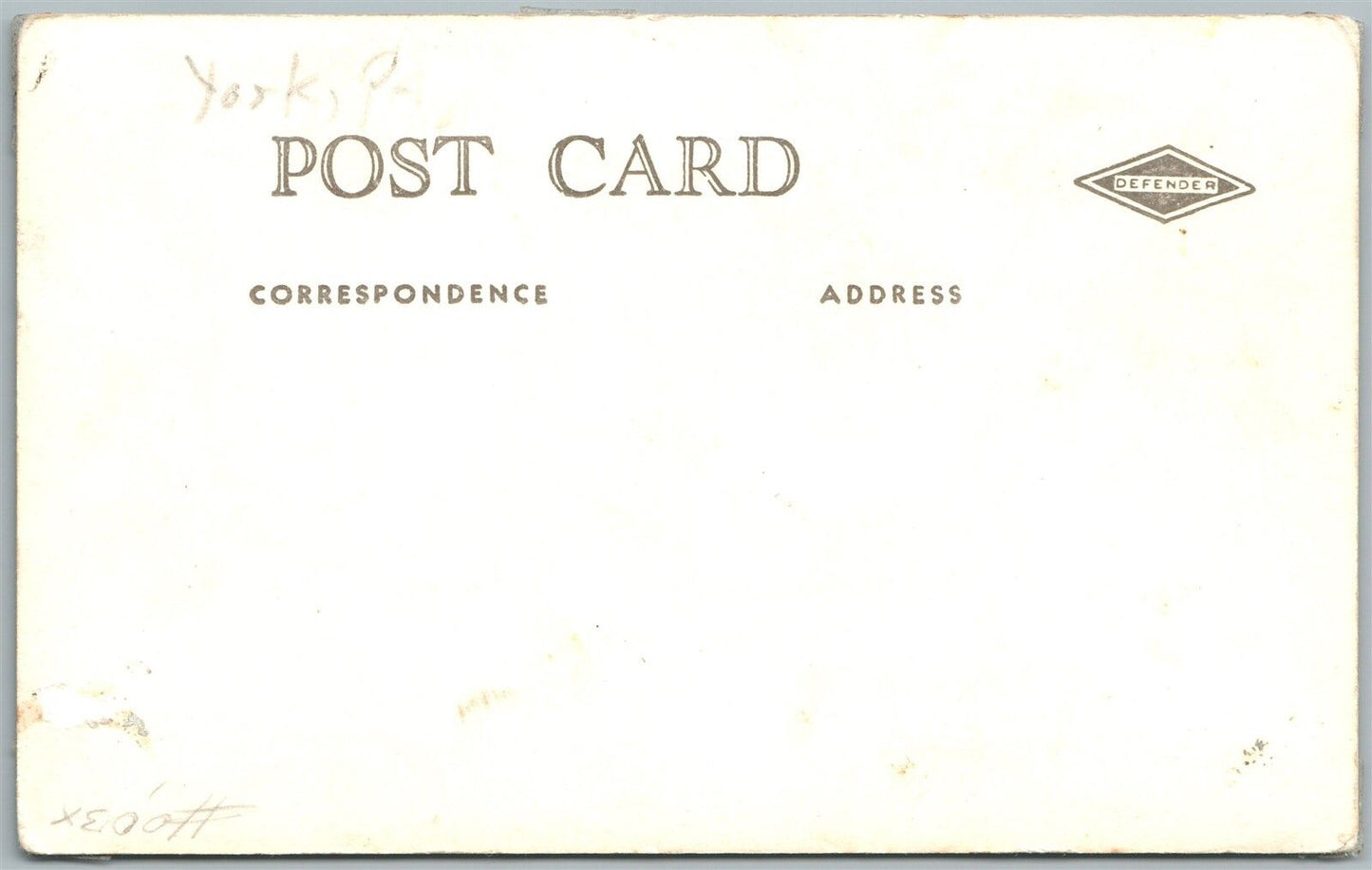 YORK PA LEHR'S FAMILY ORCHESTRA VINTAGE REAL PHOTO POSTCARD RPPC