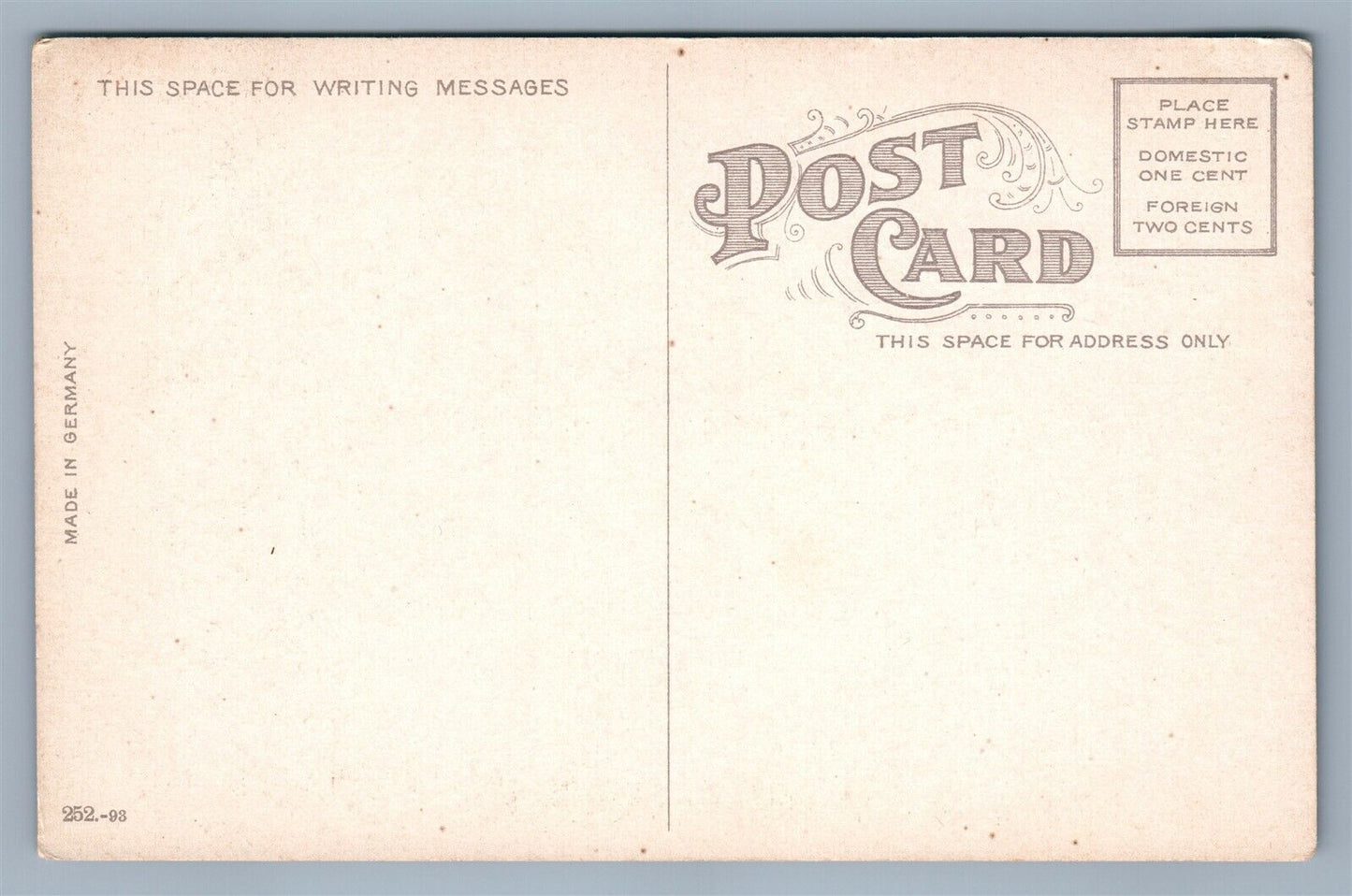 UTICA NY GLOBE WOOLEN CO. ANTIQUE POSTCARD