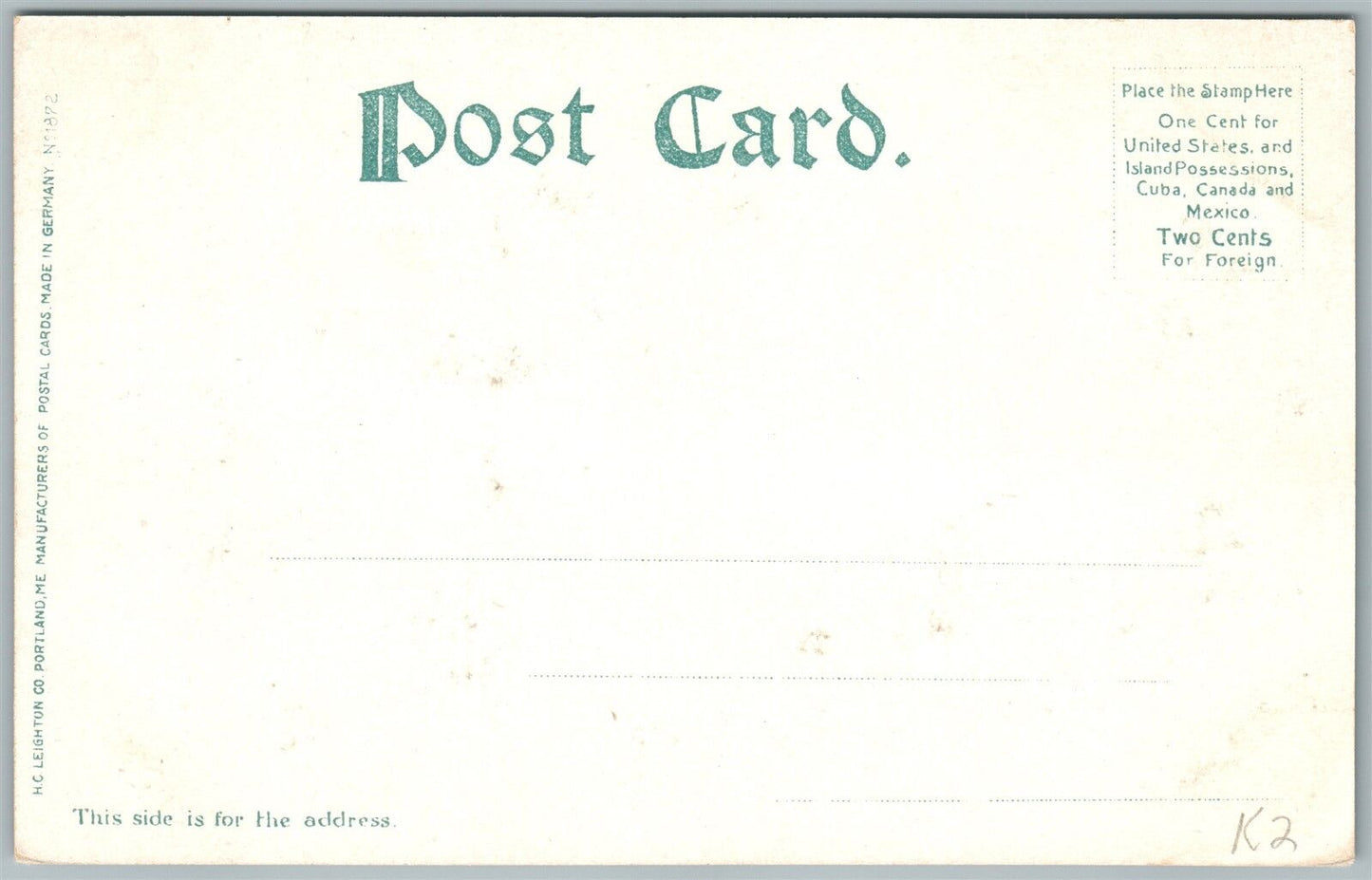 YORK PA LIFE SAVING STATION ANTIQUE POSTCARD