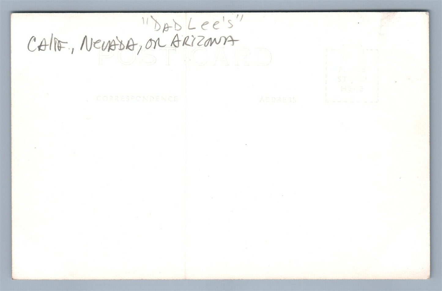 OREANA NV DAD LEE'S HOTEL ANTIQUE REAL PHOTO POSTCARD RPPC