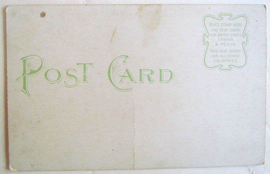 VINTAGE UNDIVIDED POSTCARD NEW YORK BAY FROM FORT HAMILTON BROOKLYN NY