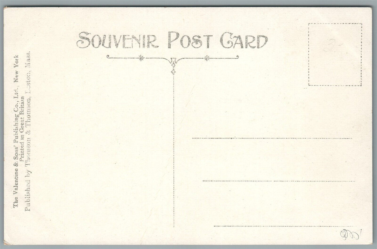 SOUTHBRIDGE MA MAIN STREET ANTIQUE POSTCARD