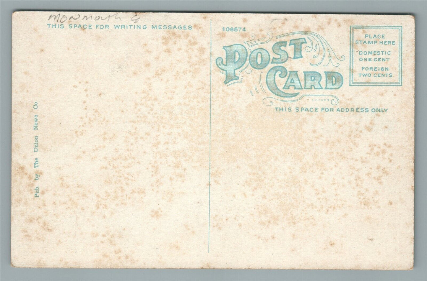 IDEAL BEACH NJ BOARDWALK ANTIQUE POSTCARD
