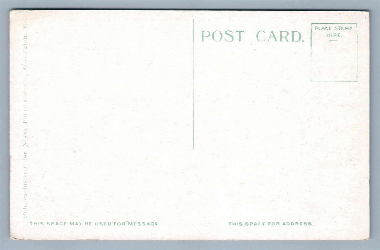 STONINGTON ME SETTLEMENT QUARRIES ANTIQUE POSTCARD