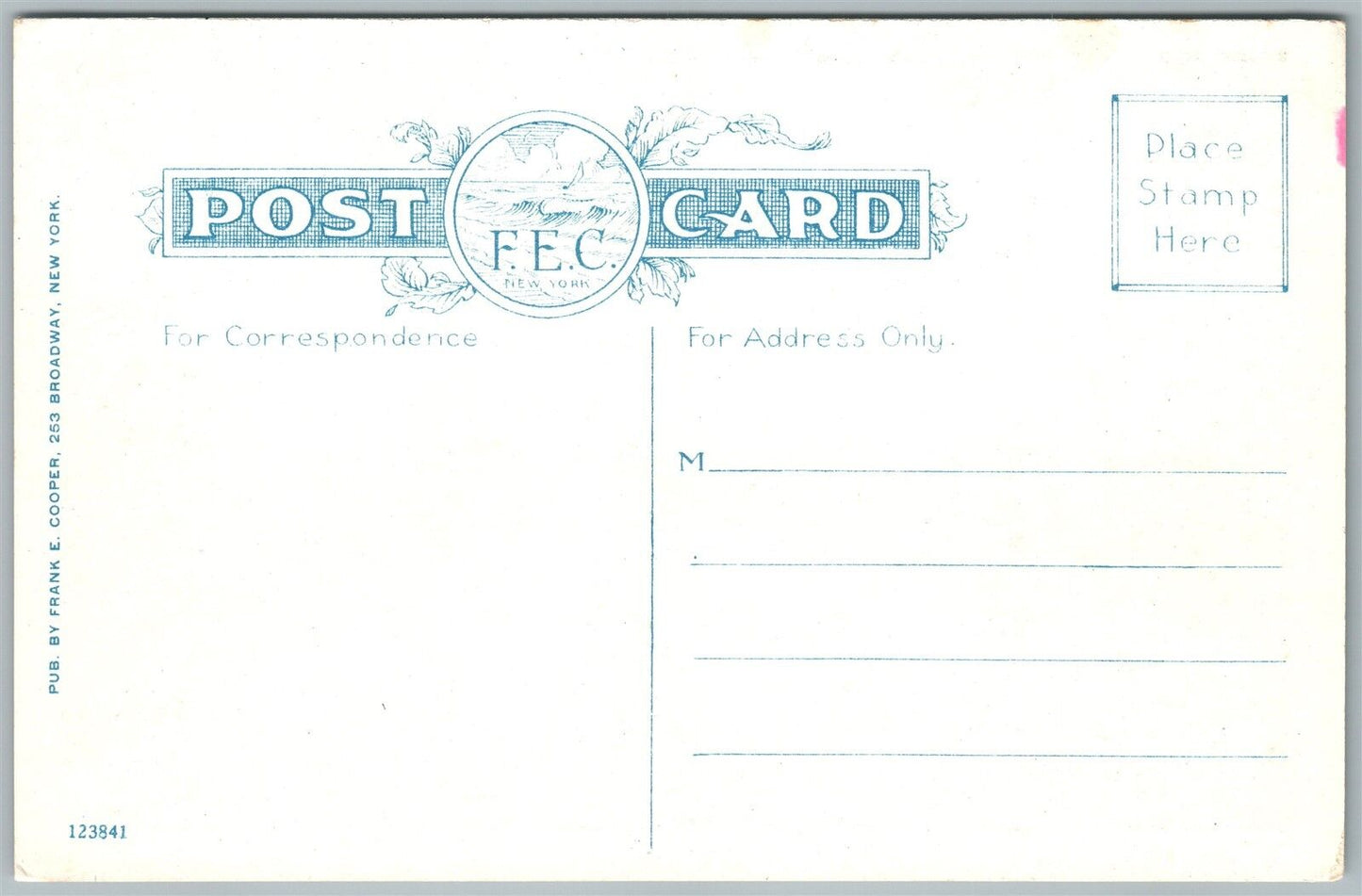 SHARK RIVER HILLS NJ COUNTRY CLUB ANTIQUE POSTCARD