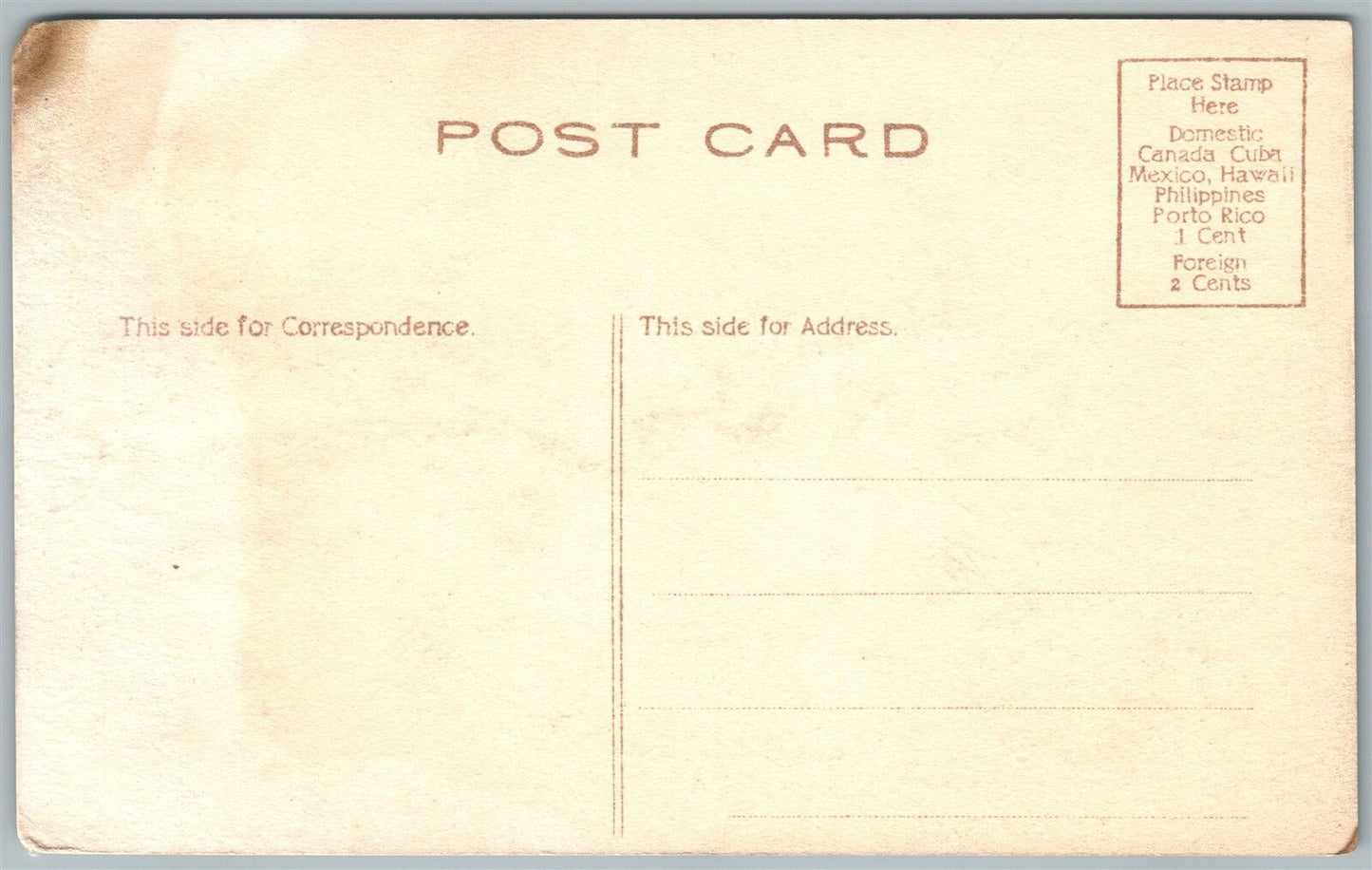 ST.CLAIR PA HANCOCK STREET ANTIQUE POSTCARD