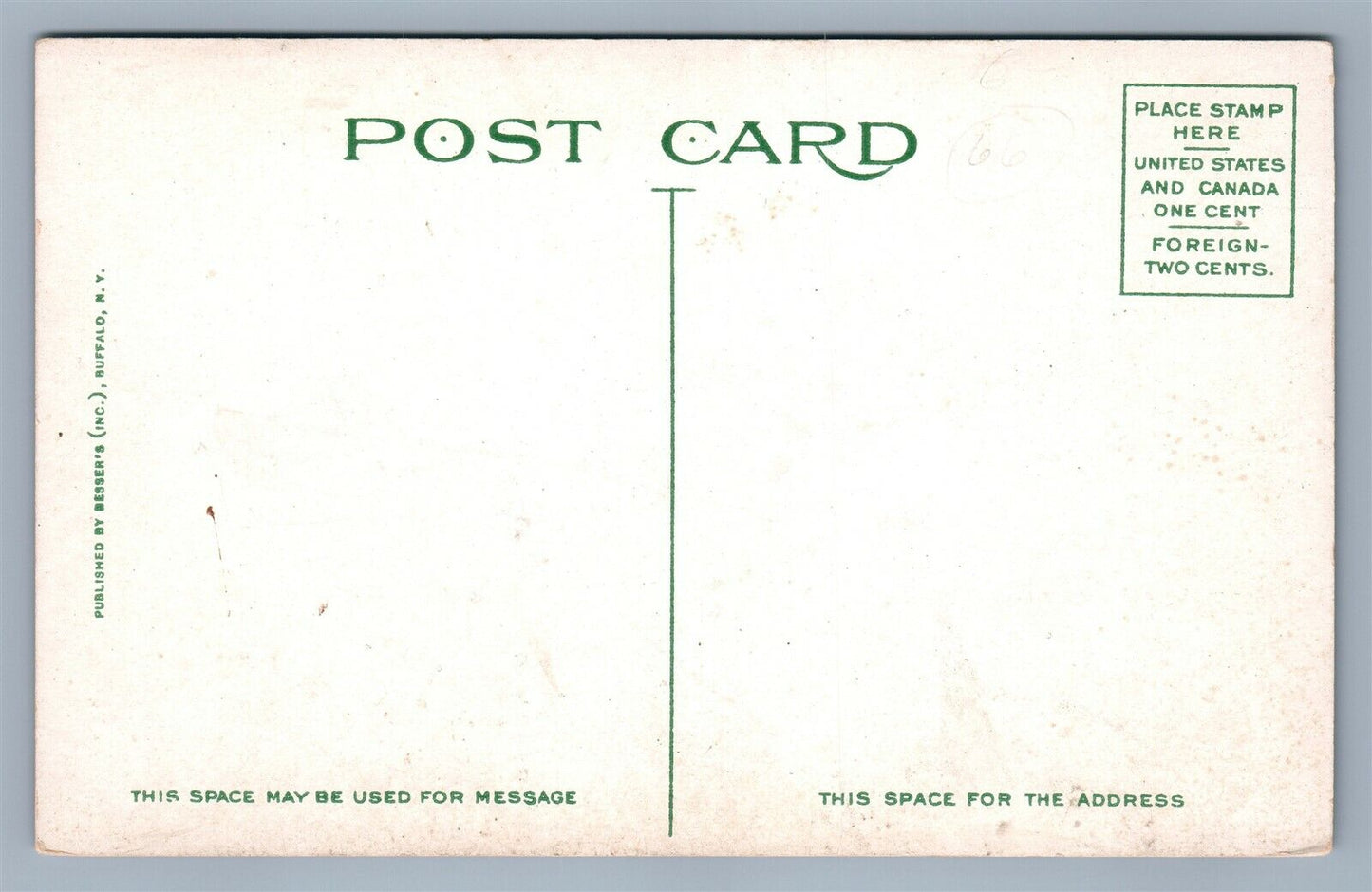 ALDEN NY MINERAL BATHS & HOTEL PARLORS ANTIQUE POSTCARD