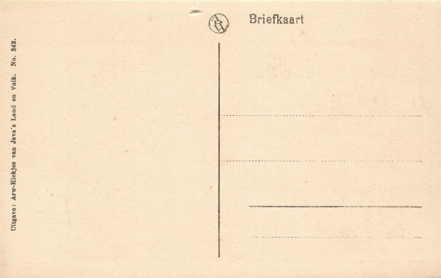 INDONESIA JAVA NATIVE VILLAGE VINTAGE POSTCARD