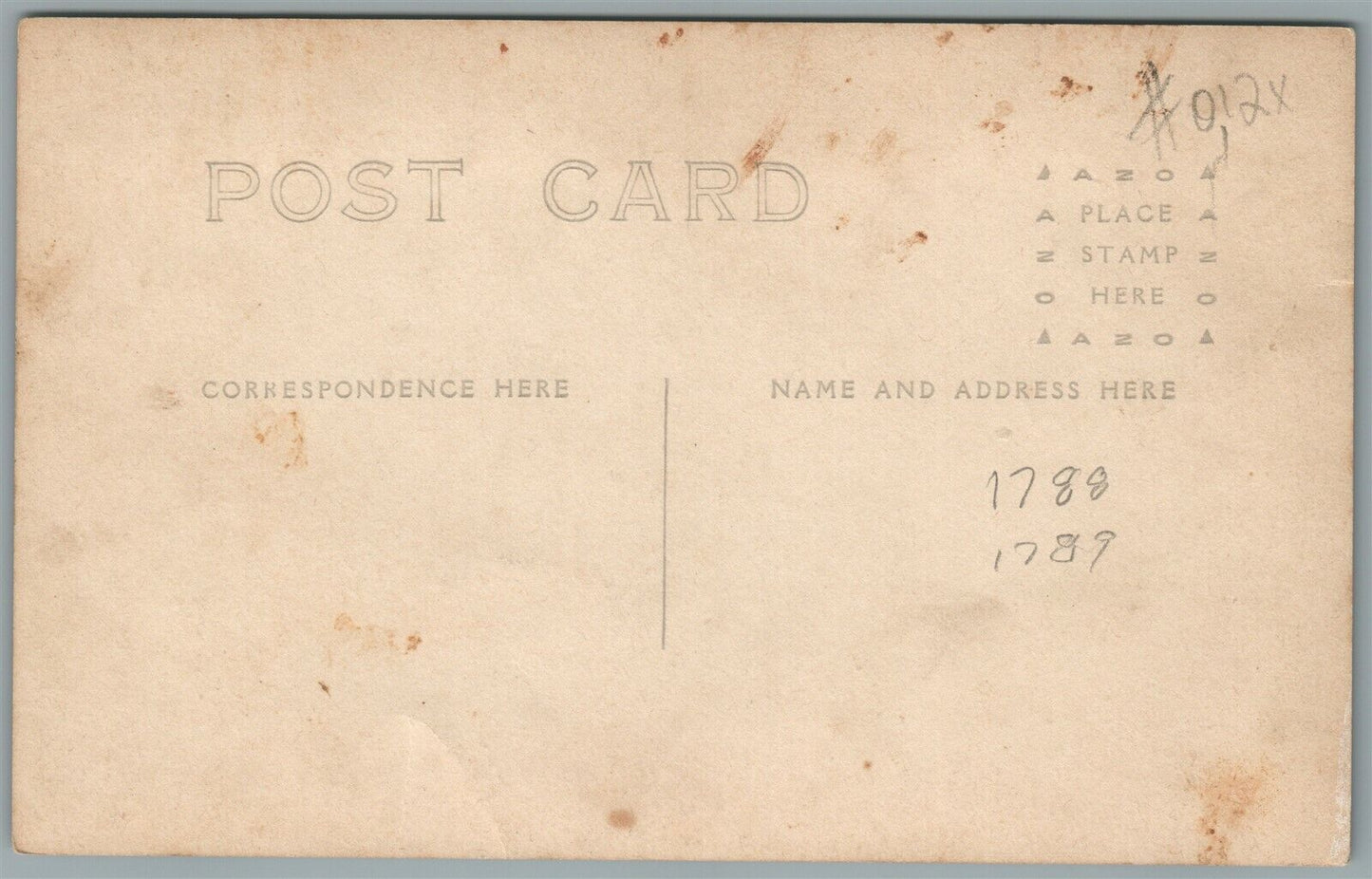 ROULETTE PA RIVER STREET ANTIQUE REAL PHOTO POSTCARD RPPC