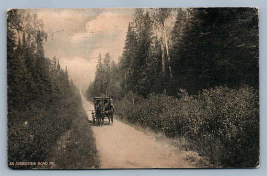 AROOSTOCK ME 1907 ANTIQUE POSTCARD