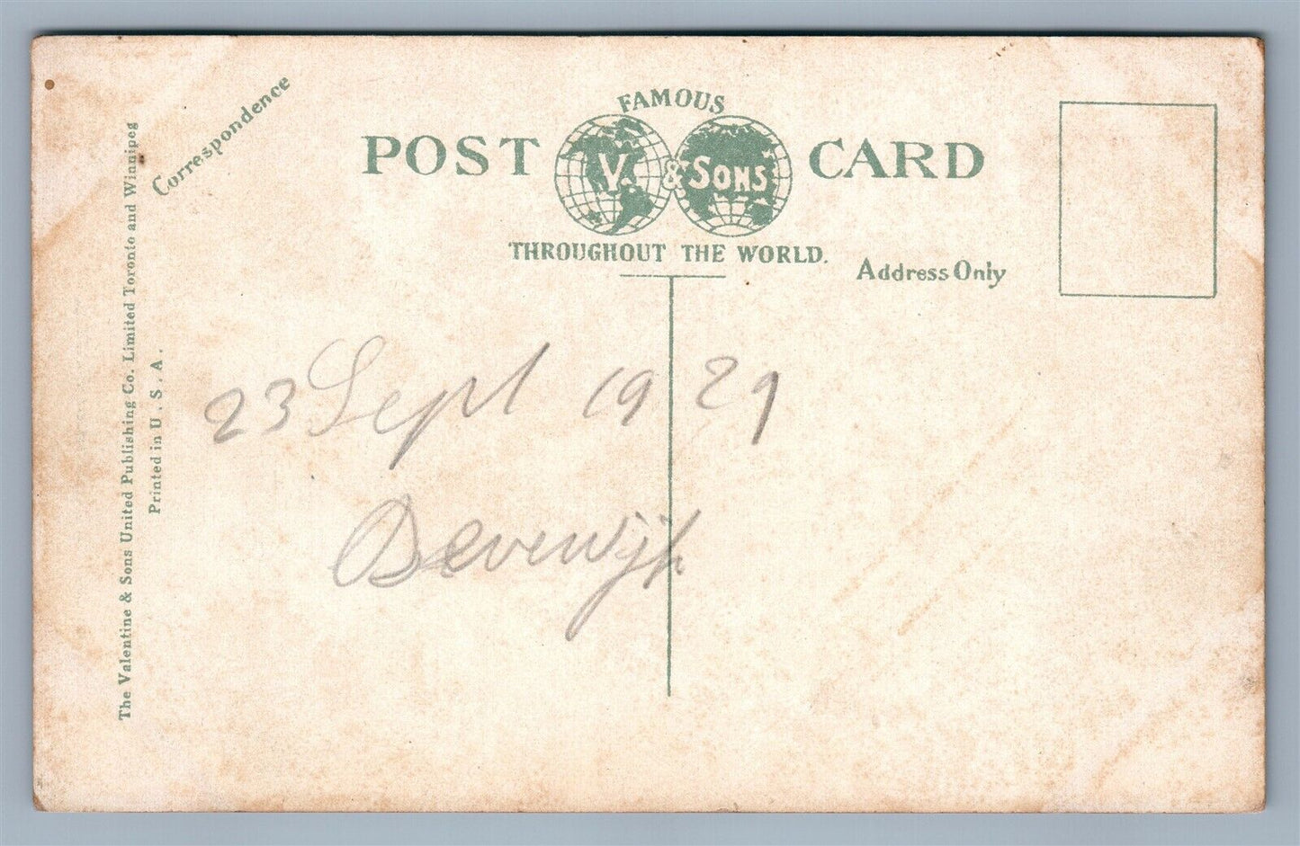 SYDNEY NS CANADA GEORGE STREET ANTIQUE POSTCARD