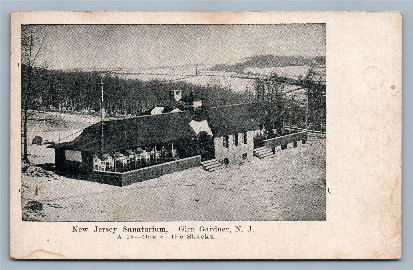 GLEN GARDNER NJ SANATORIUM ANTIQUE POSTCARD