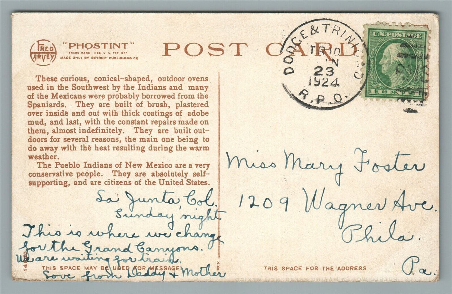 PUEBLO WOMEN MAKING BREAD NEW MEXICO ANTIQUE POSTCARD