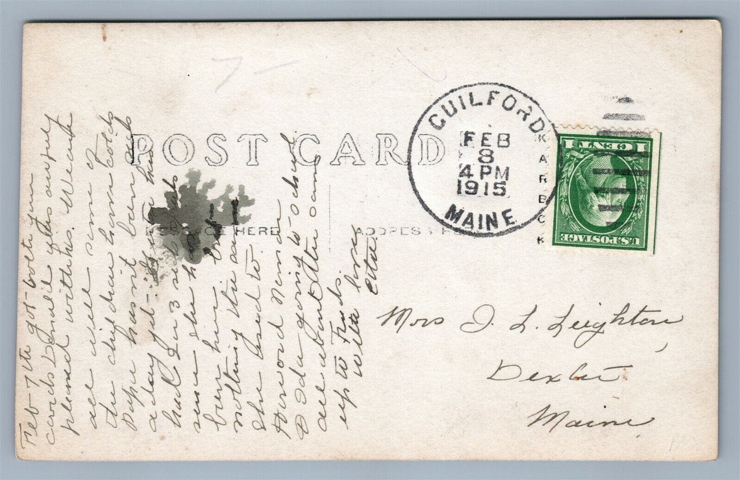 EXAGGERATED NEBRASKA APPLES TRUCK ANTIQUE REAL PHOTO POSTCARD RPPC COLLAGE 1915