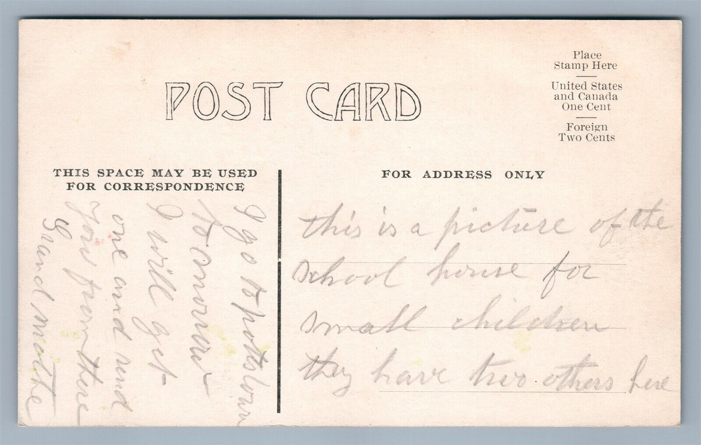 SPRING CITY PA BRIDGE STREET SCHOOL ANTIQUE POSTCARD