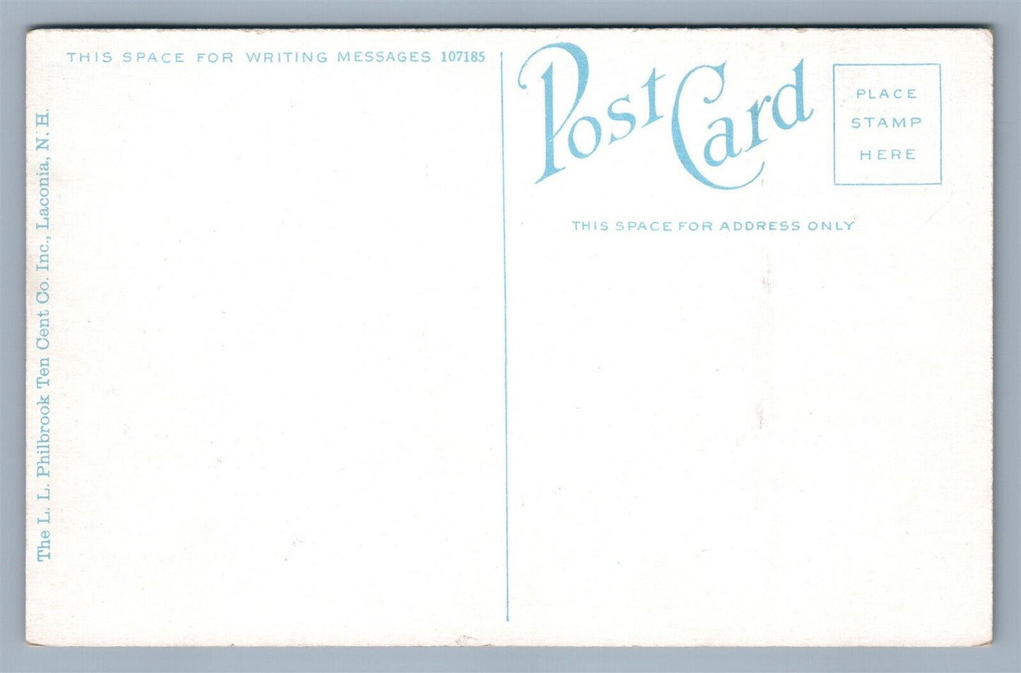 LACONIA NH RAILROAD STATION VINTAGE POSTCARD RAILWAY DEPOT