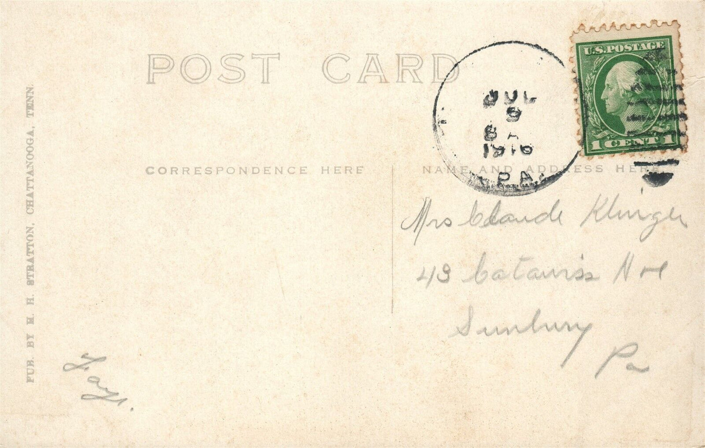 WWI FIELD MASS 1916 ANTIQUE POSTCARD