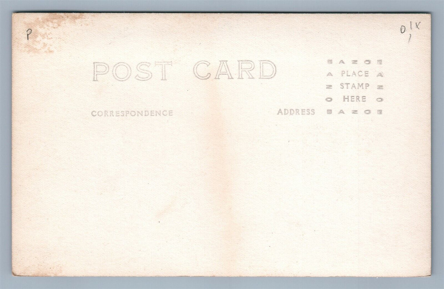 AMERICAN INDIAN CHIEF in PARADE DRESS ANTIQUE REAL PHOTO POSTCARD RPPC