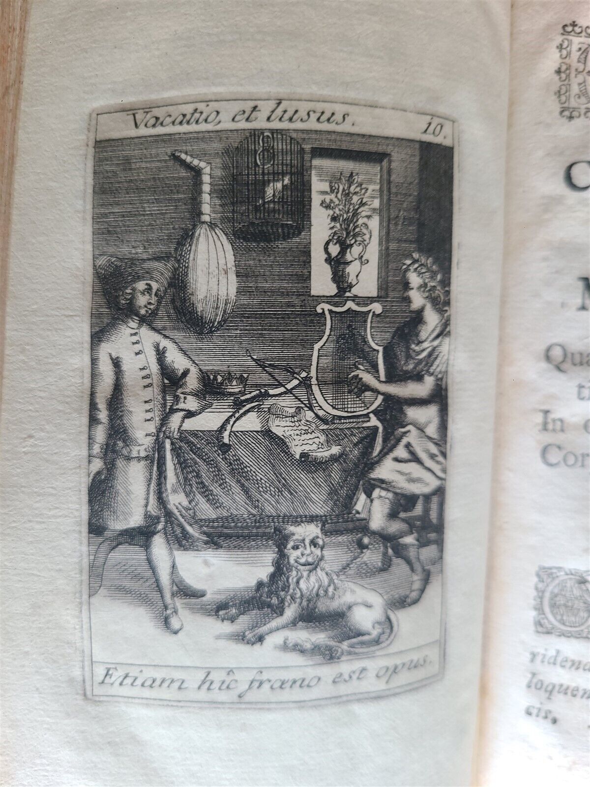 1744 ADOLESCENS ACADEMICUS sub institutione SALOMONIS antique ILLUSTRATED