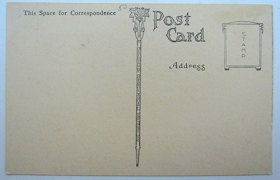 VINTAGE POSTCARD THE LIMITED AT SHASTA SPRINGS CALIFORNIA RAILROAD railway train