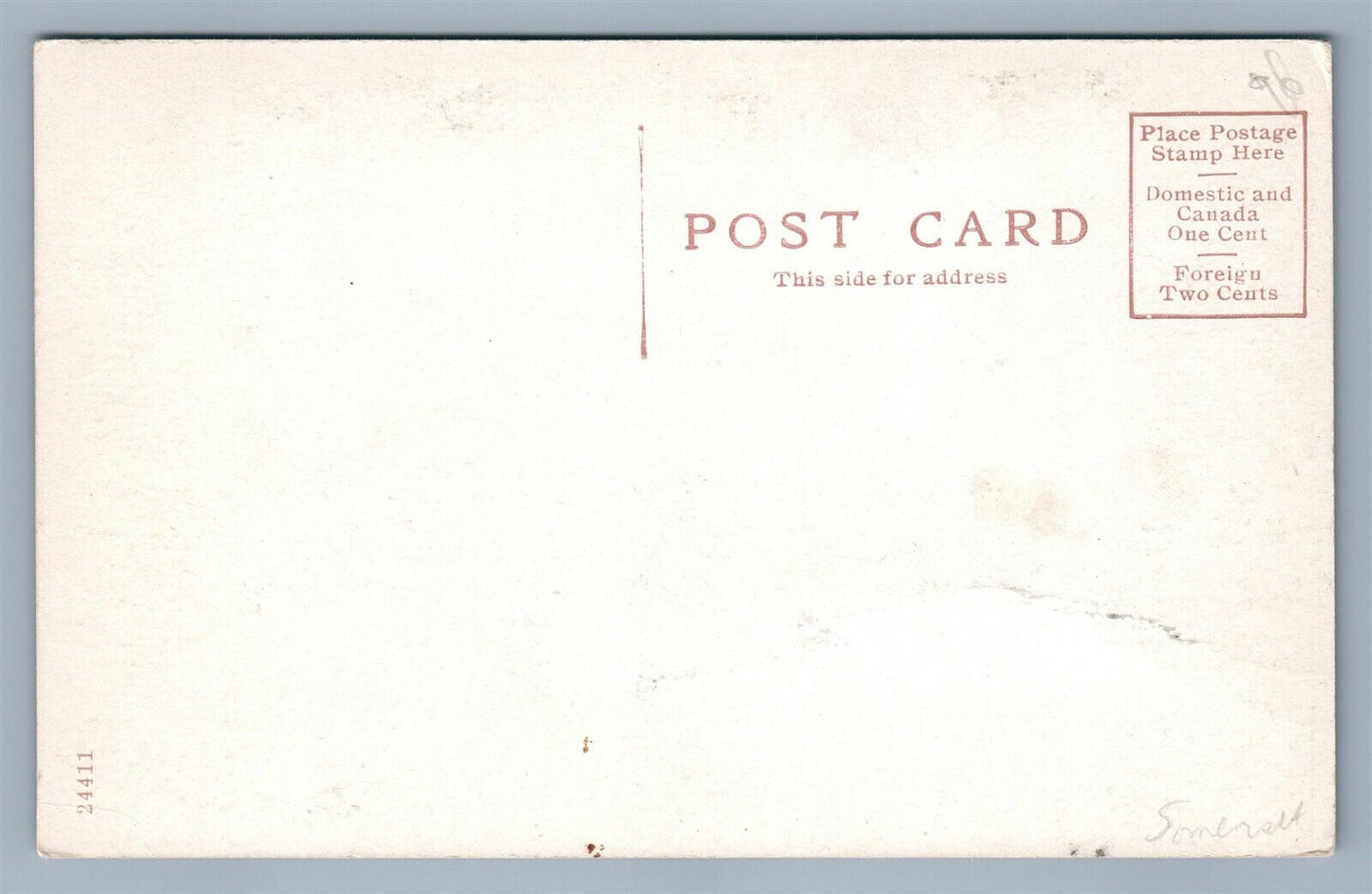 MEYERSDALE PA CENTRE STREET ANTIQUE POSTCARD