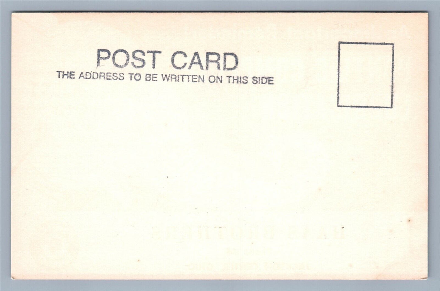 JACKSON CENTER OH HAAS BROTHERS PONTIAC LIBRICATION ADVERTISING VINTAGE POSTCARD